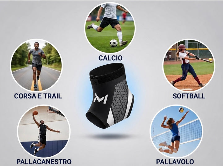 Move Secure™ Cavigliera a Compressione Ultra Leggera