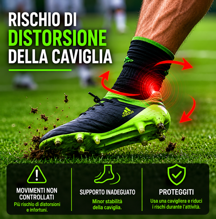 Move Secure™ Cavigliera a Compressione Ultra Leggera