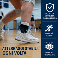 Move Secure™ Cavigliera a Compressione Ultra Leggera